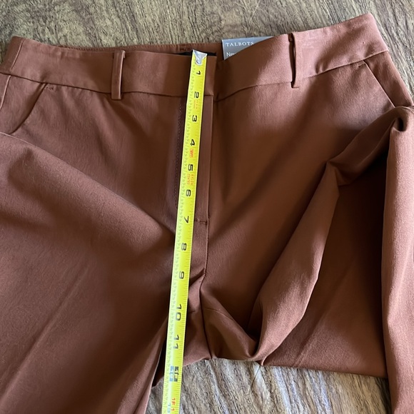NWT Talbots Newport Trouser Pants Women's Brown Dress Pants Size 6P - Picture 12 of 14